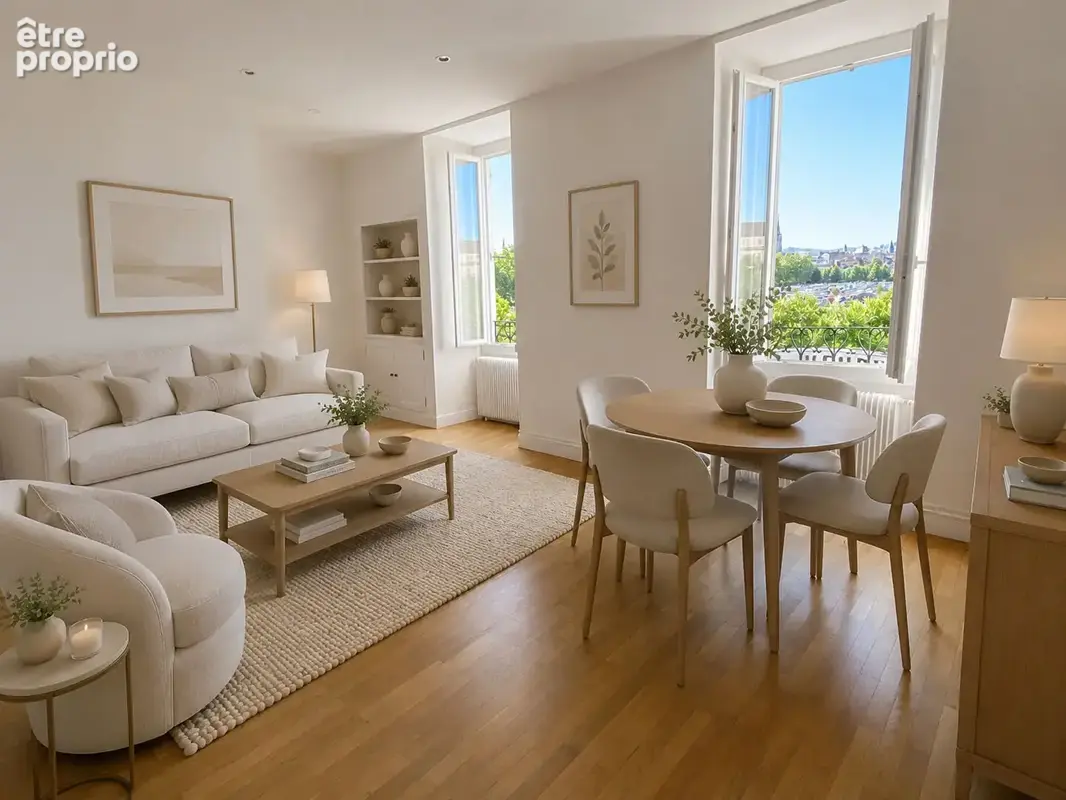 Vue Pyrénées - Appartement  4 pièces - 115 m2 - Secteur Place de Verdun - Lamartine - photo 2