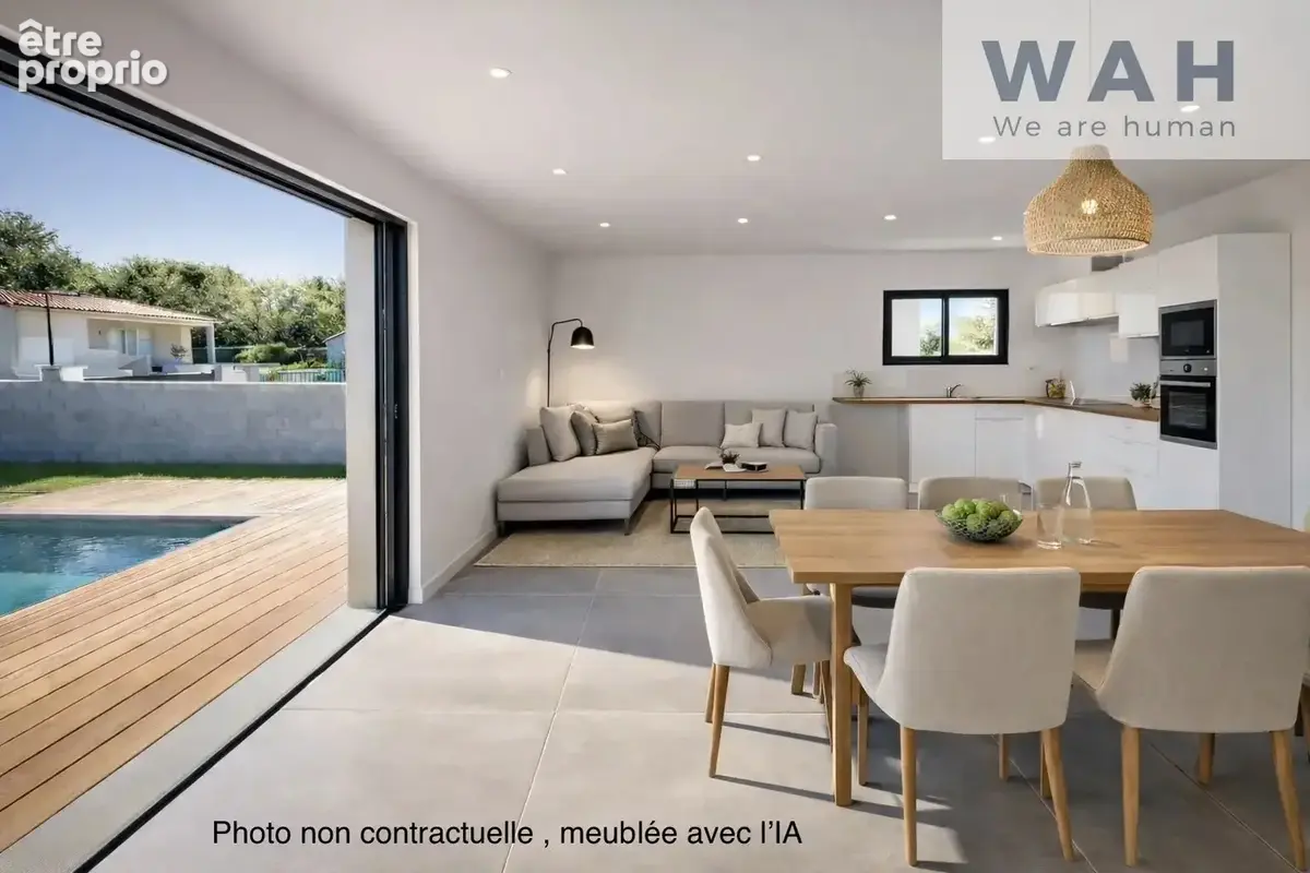 Maison neuve plain-pied avec piscine à St Christol les Alès - photo 4