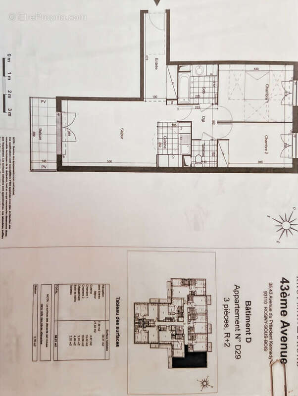 Appartement à ROSNY-SOUS-BOIS