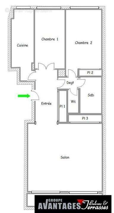 Appartement à BOULOGNE-BILLANCOURT