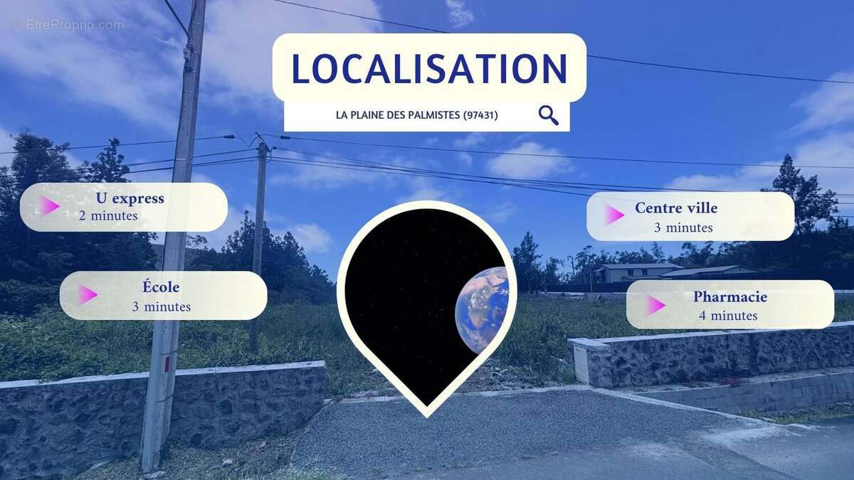 Terrain à LA PLAINE-DES-PALMISTES