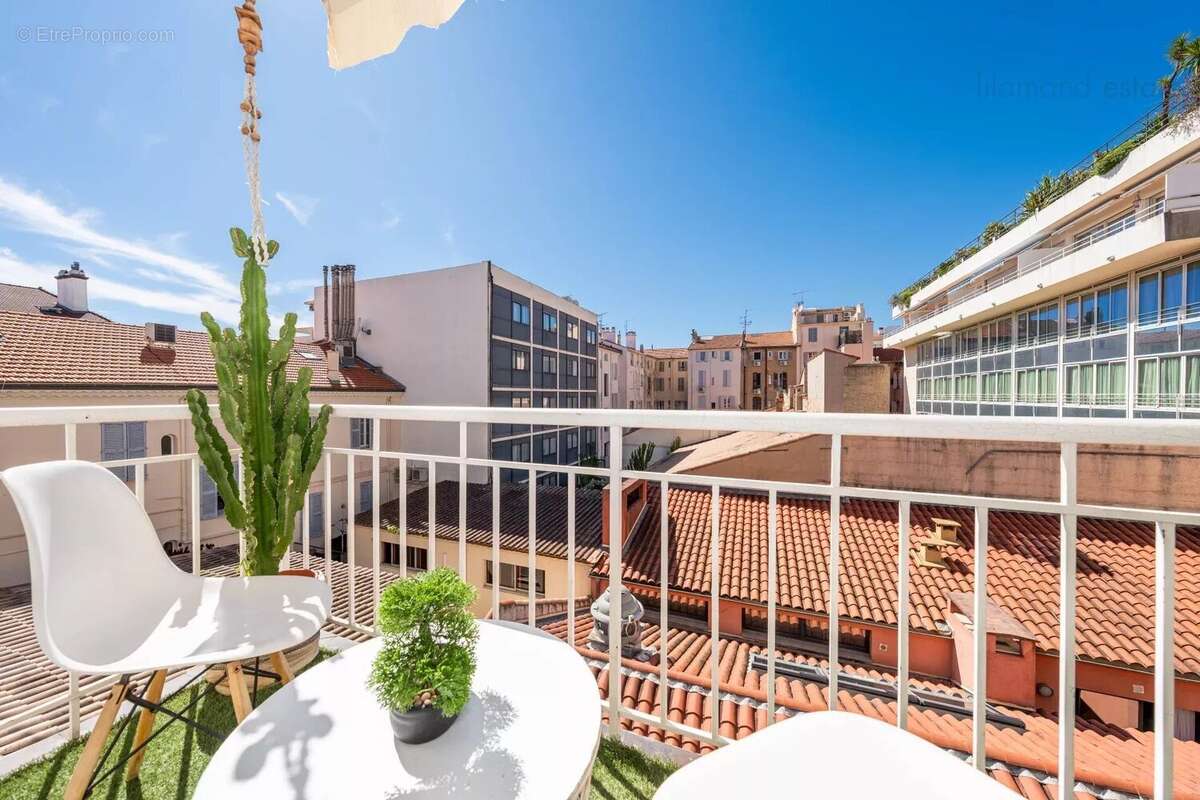 Cannes banane - 3 pieces - ascenseur - balcon - photo 4