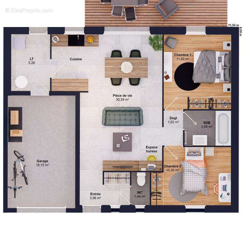 Maison à SAINT-JEAN-DU-CARDONNAY