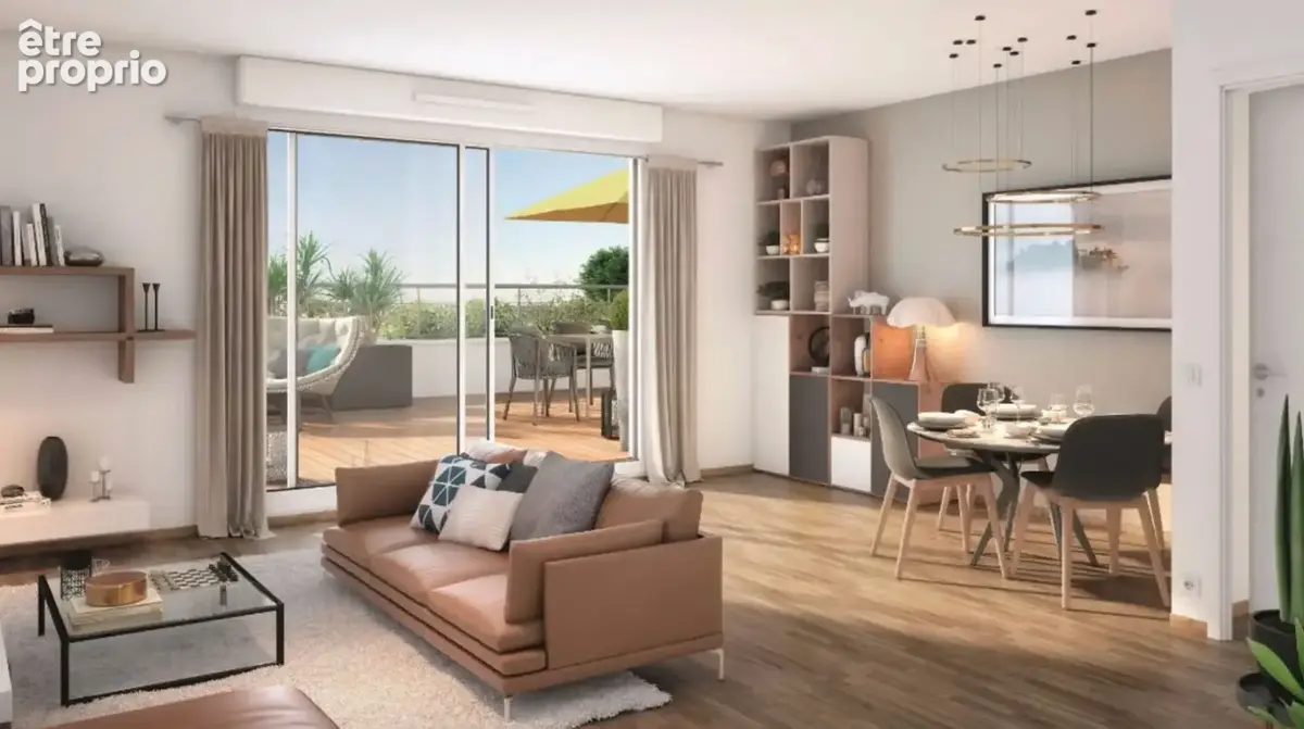 Rare t3 de 60 m2 sud avec terrasse 10m2 - photo 2