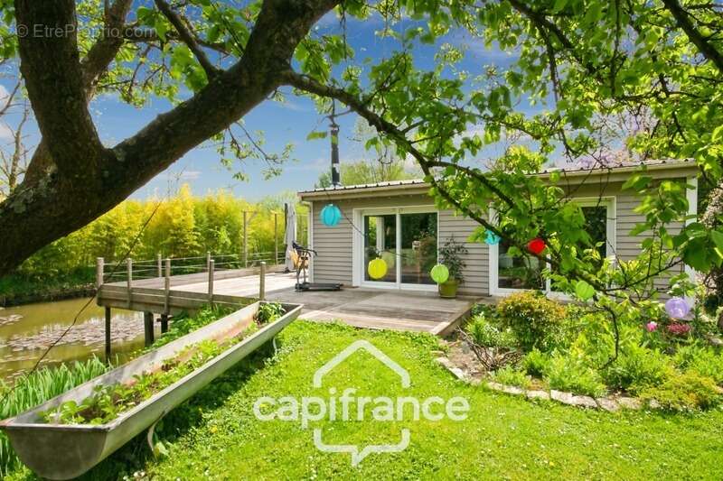 Proche SAINT-QUENTIN (02) : terrain de loisir 3200 m² au bord de l’Oise avec Chalet et potentiel locatif - photo 4