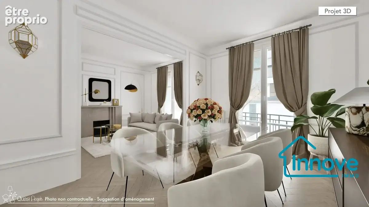 Appartement 4 pièces 97 m² à vendre à Paris-15e (75015) - photo 4