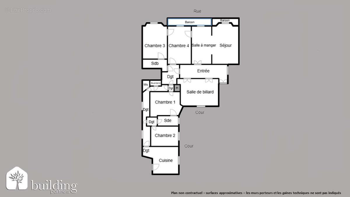 Appartement à PARIS-17E