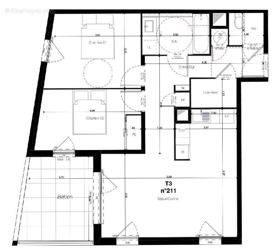 Appartement à GRABELS