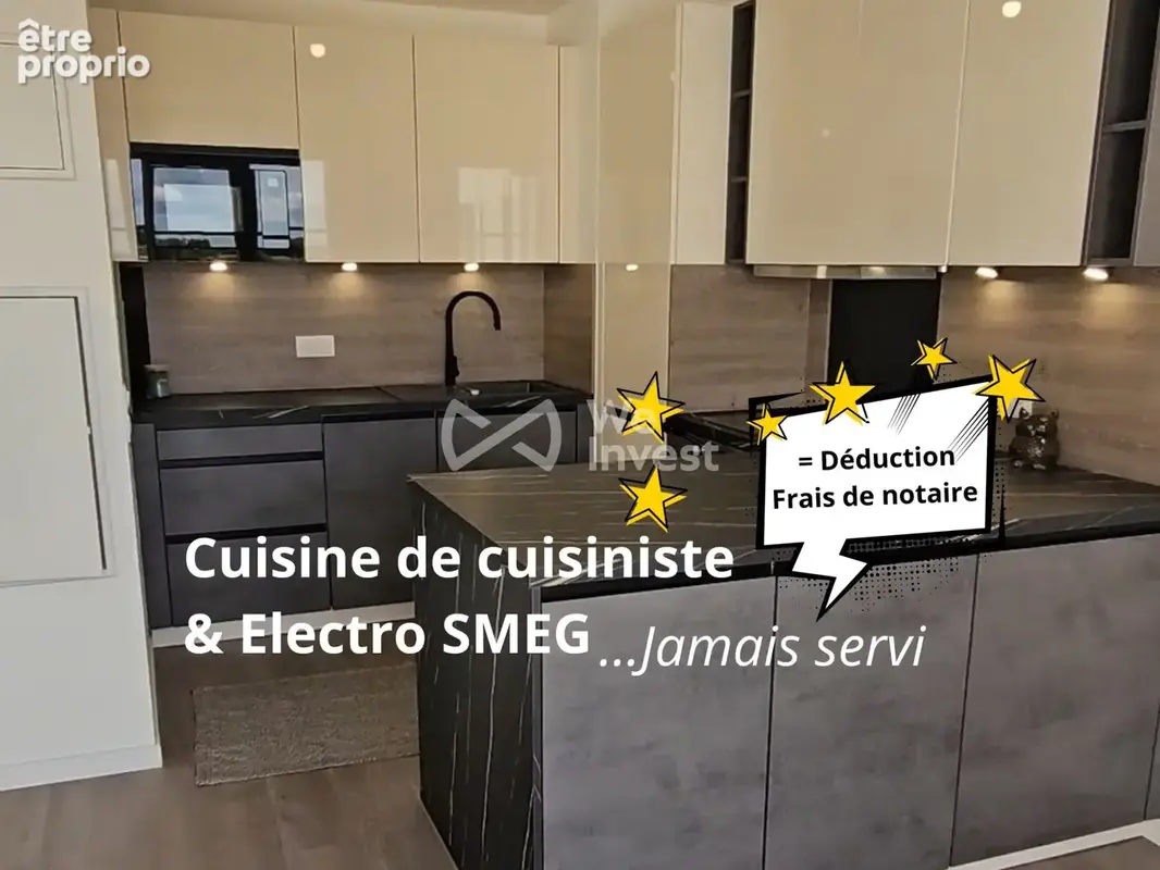 Cuisine haut de gamme neuve  (déduite des frais de notaire)