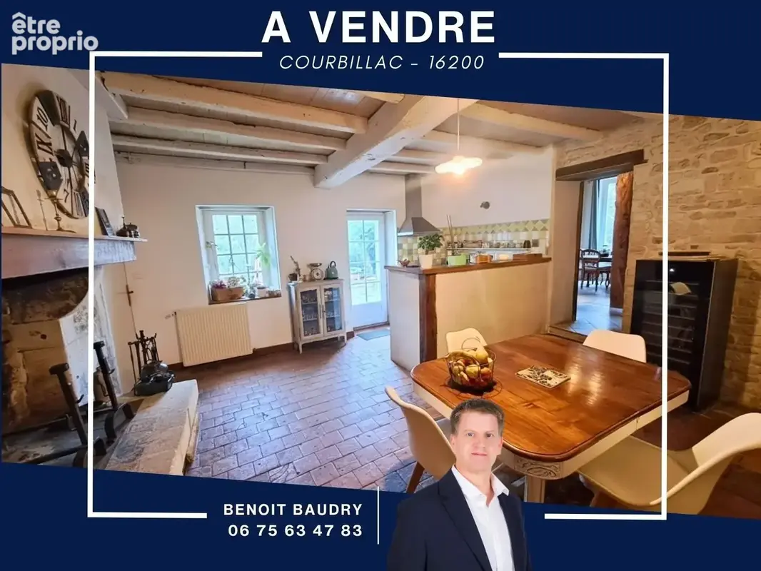 Maison 4 pièces 117 m² à vendre à Courbillac (16200) - photo 1