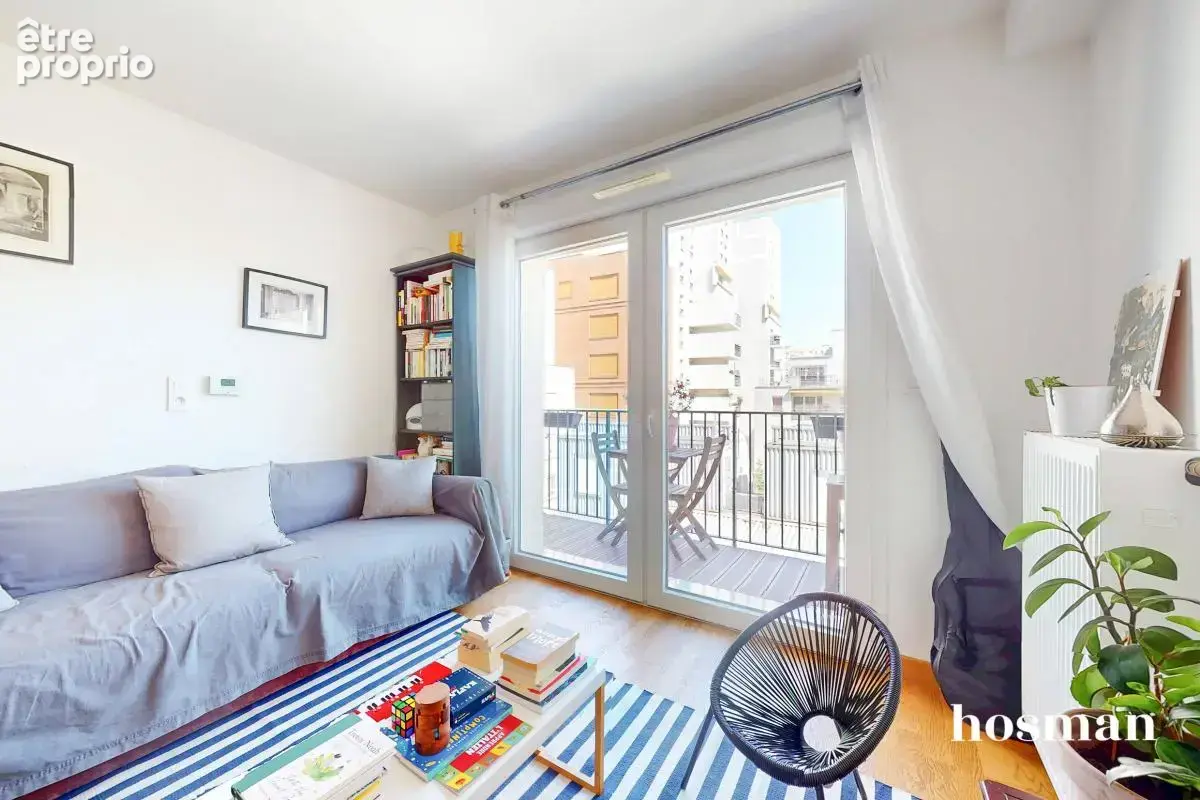 Appartement 2 pièces de 38m² - Lumineux et calme - Avec balcon – Rue du Maroc, Paris 19ème - photo 3