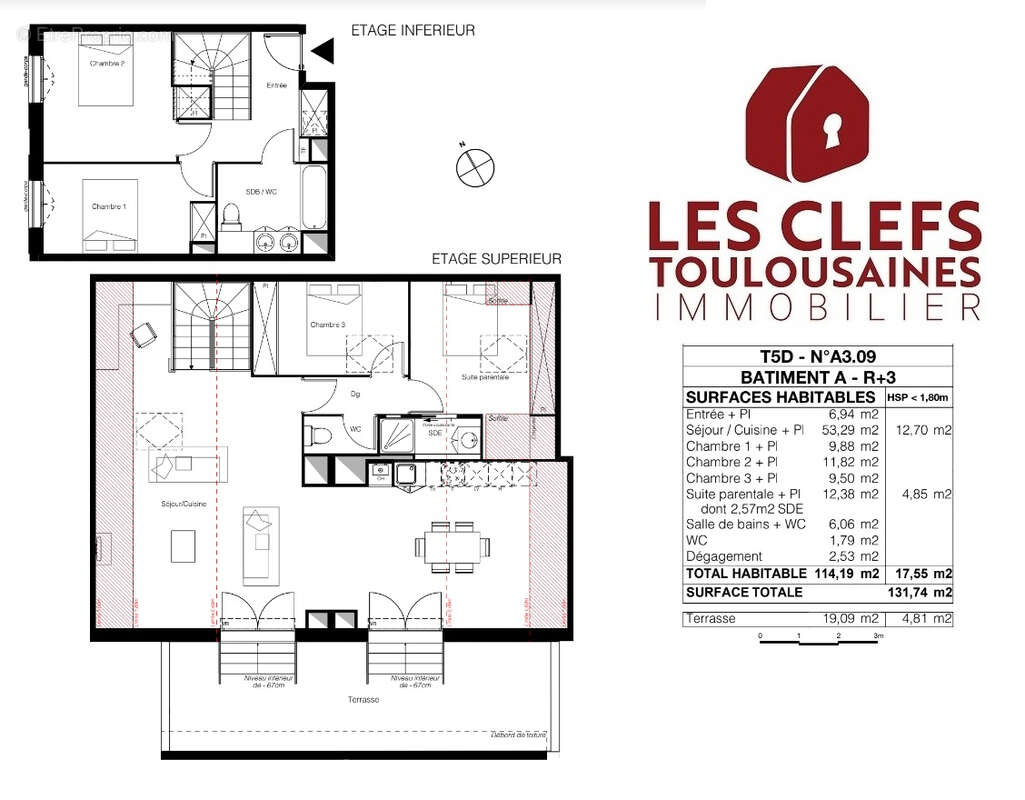 Appartement à QUINT-FONSEGRIVES