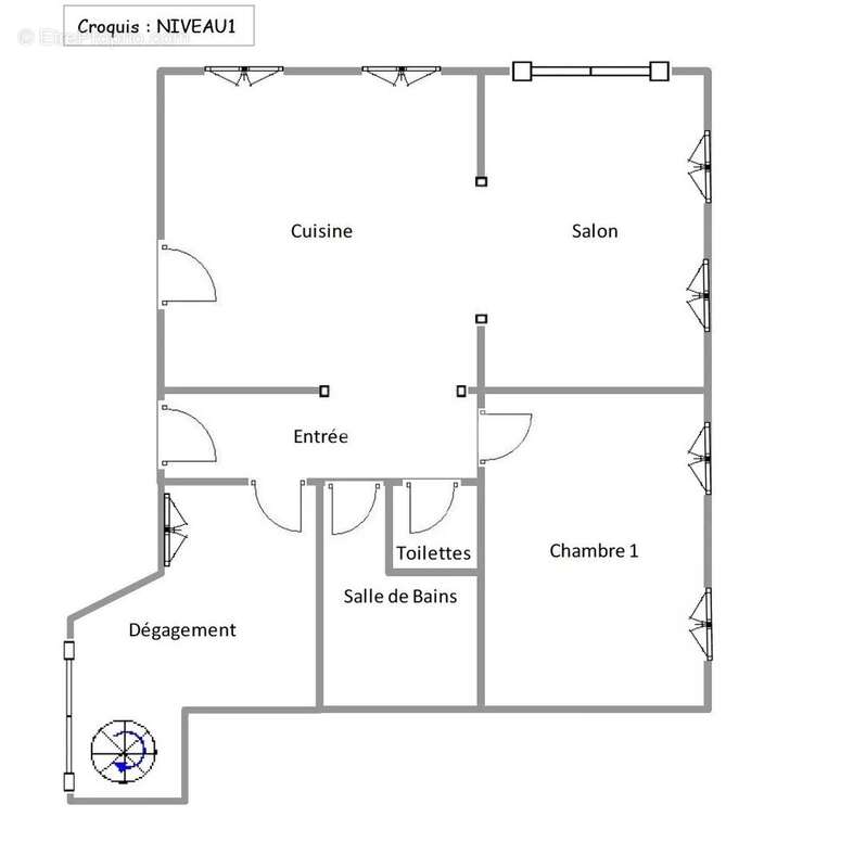 Duplex T4 face au lac avec terrasse et jardin privé ! - photo 10