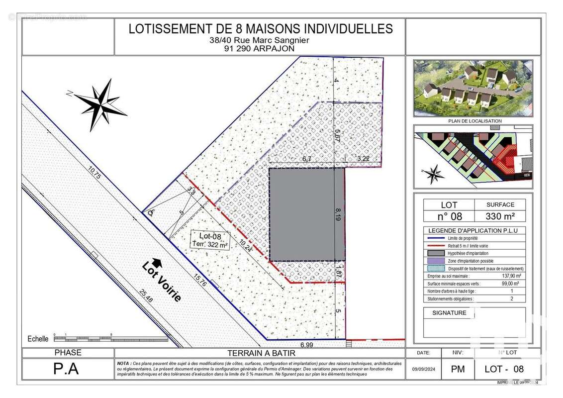 Photo 2 - Terrain à ARPAJON