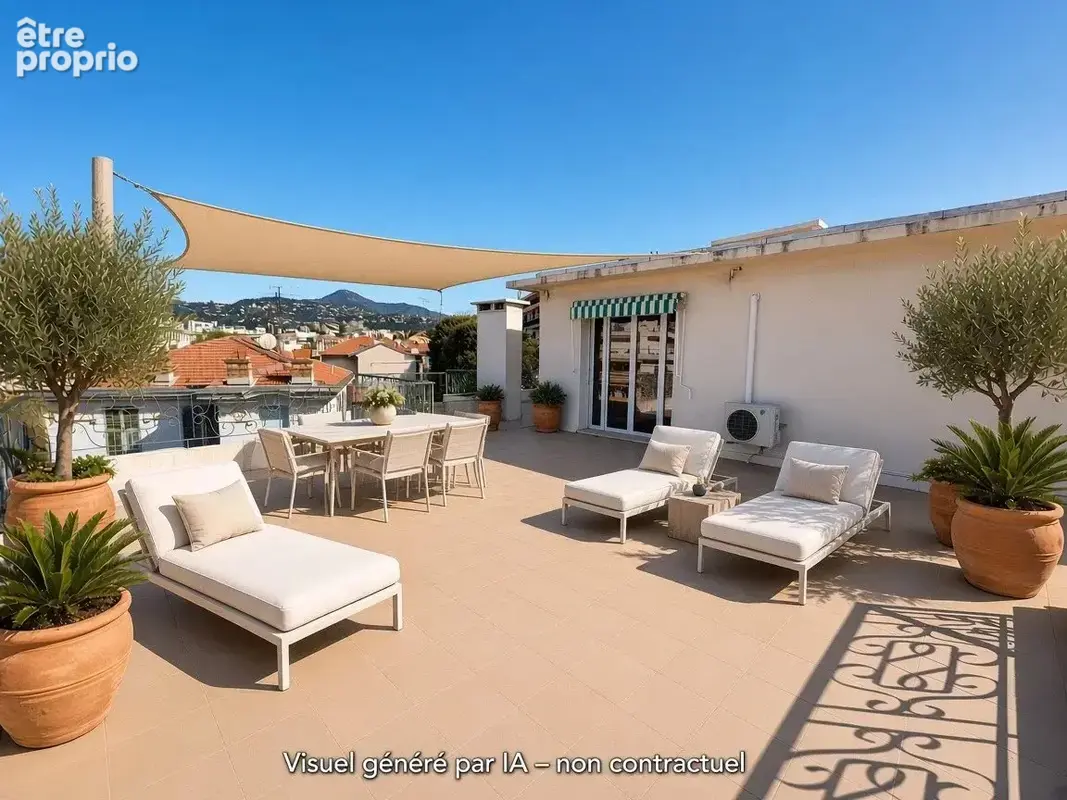 Baisse de prix – 940 000 € – appartement-villa – 152 m² de terrasse – nice libération - photo 2