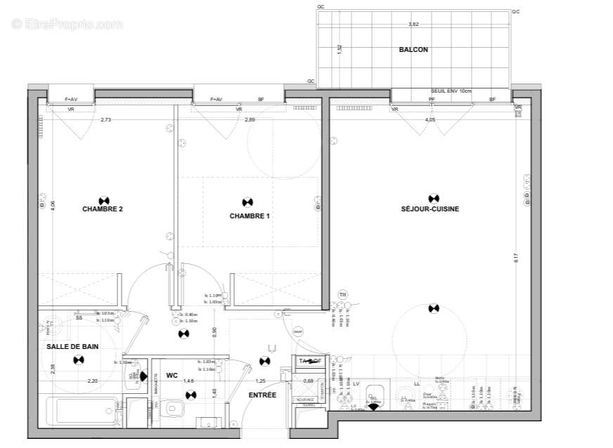 Appartement à MASSY