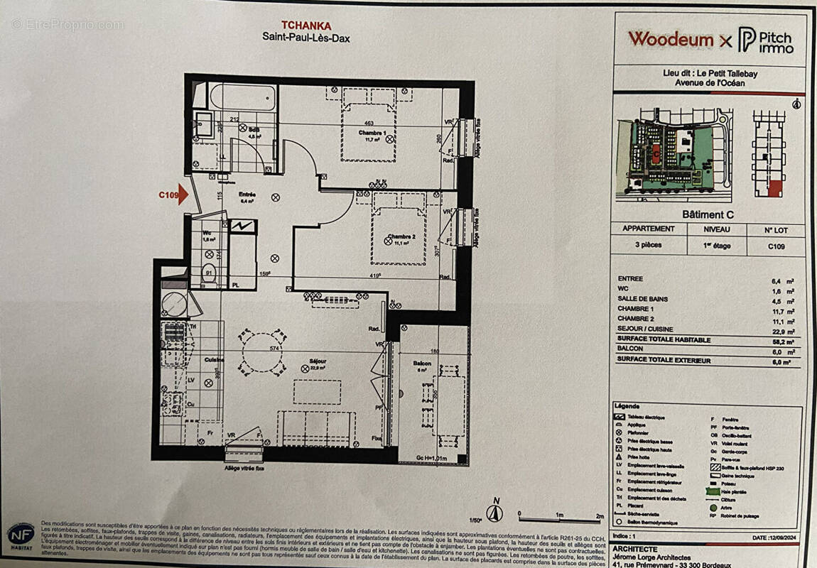 Appartement à SAINT-PAUL-LES-DAX