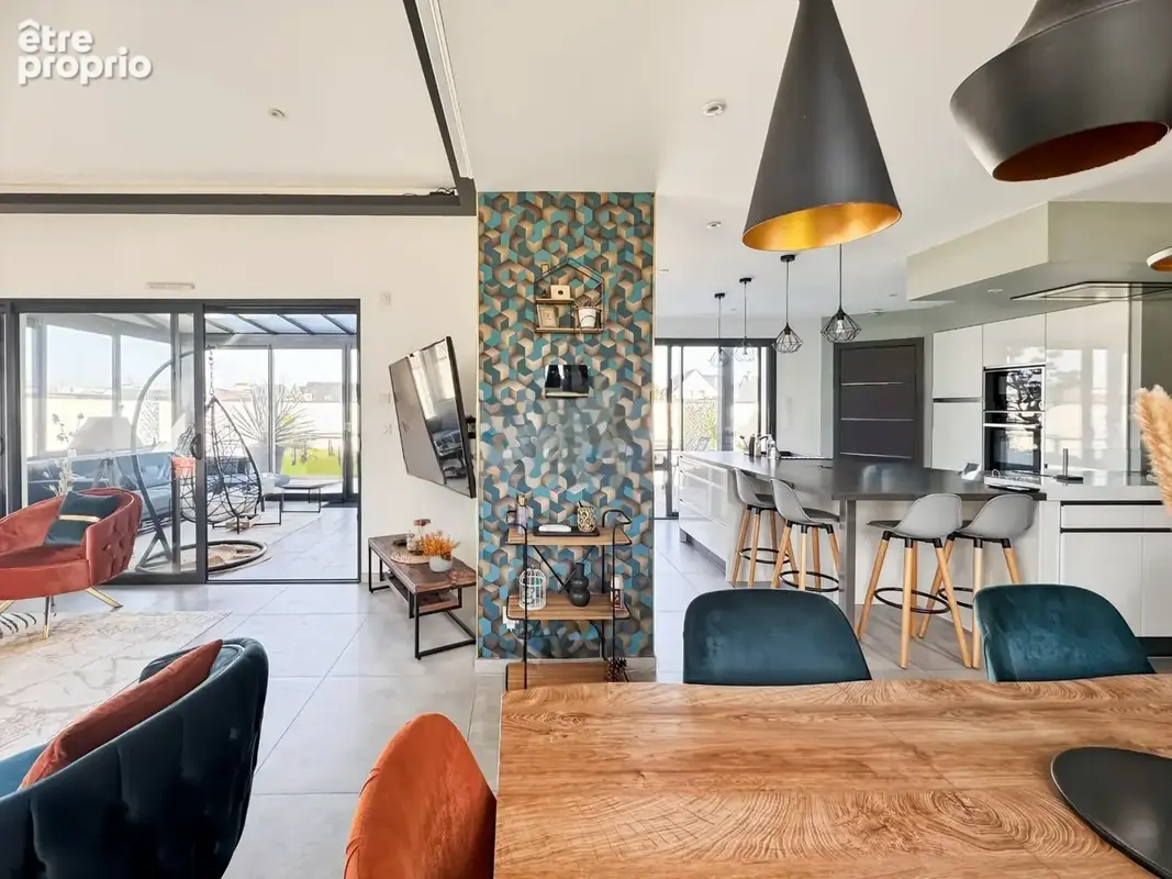 Maison d’architecte contemporaine connectée BBC 188 m² avec prestations d'exception sur parcelle de 750 m² avec piscine - photo 6