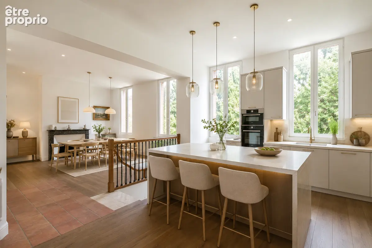 Maison aux Chalets T6 de 143 m2 avec garage studio indépendant et terrasses - photo 6