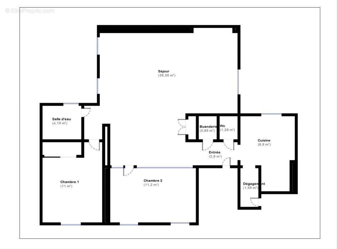 Appartement à PARIS-8E
