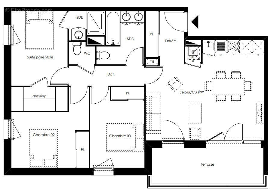 Appartement à GUJAN-MESTRAS