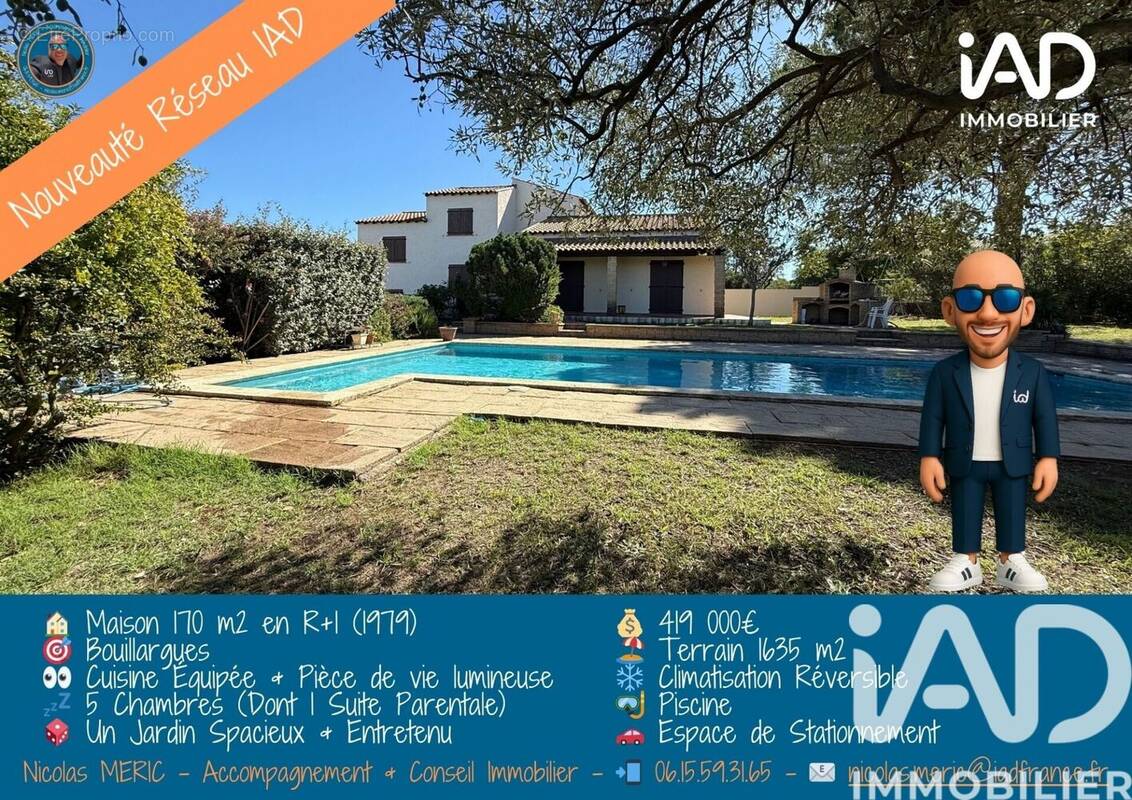 Photo 1 - Maison à BOUILLARGUES