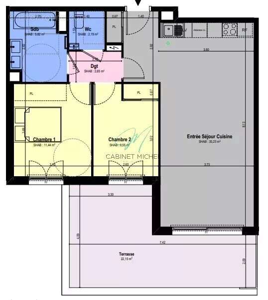 Appartement à CHATEAUNEUF-GRASSE