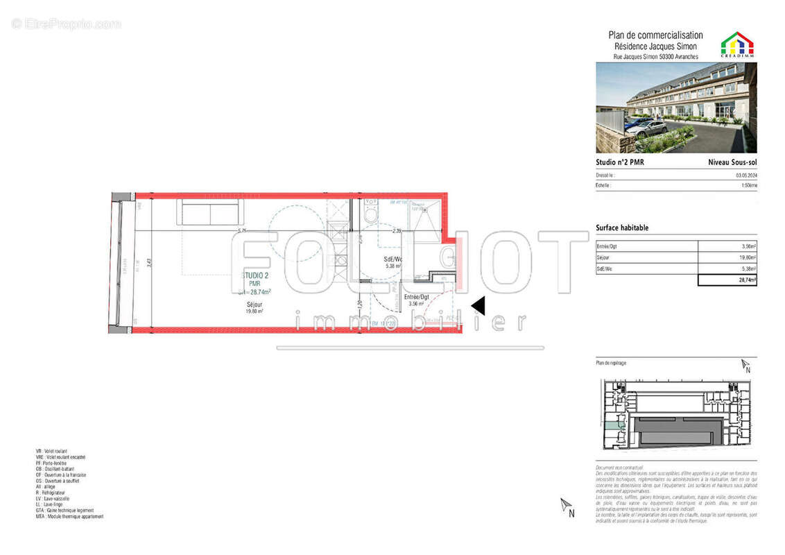 Appartement à AVRANCHES