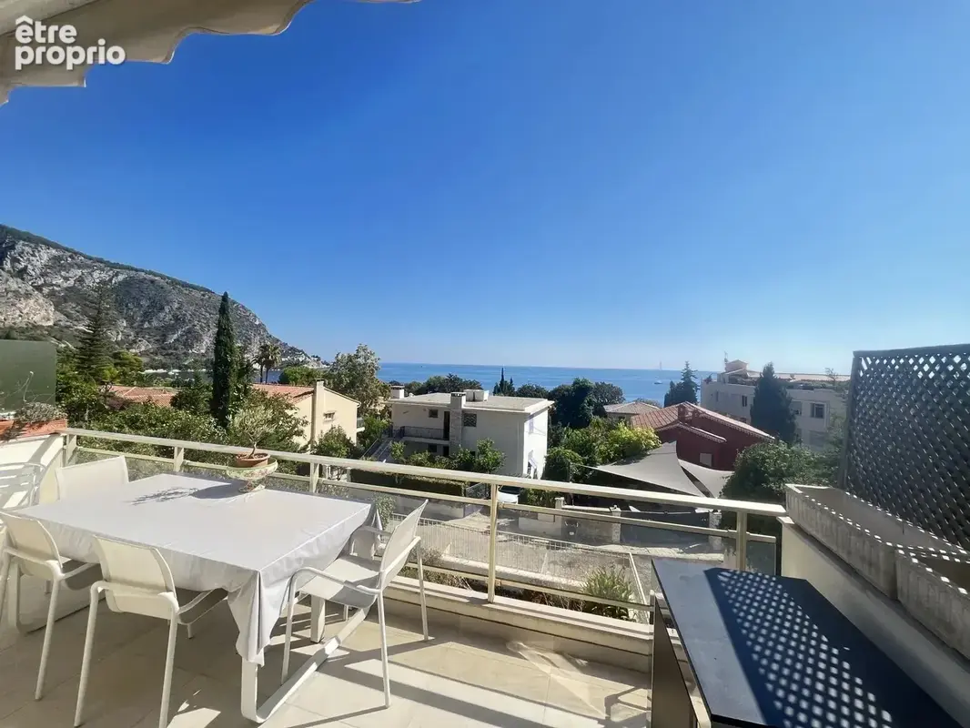 Eze bord de Mer, duplex 4 pièces, vue mer - photo 2