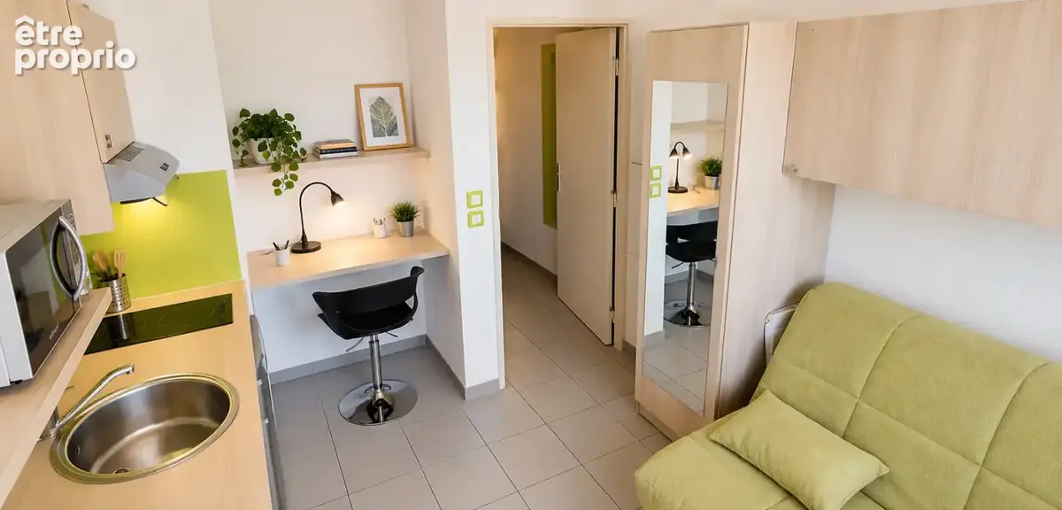 Investissement locatif - studio meublé + parking - photo 2