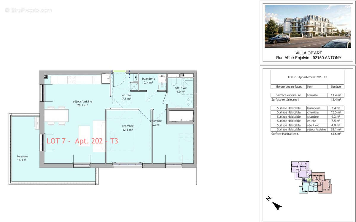 Appartement à ANTONY