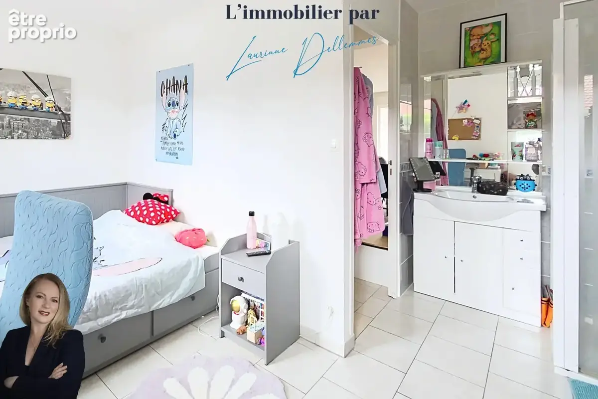 Pavillon individuel semi plain-pied 130 m2, 4 chambres avec garage et son studio indépendant de 30m2 - Thun Saint Amand (59) de  - photo 9