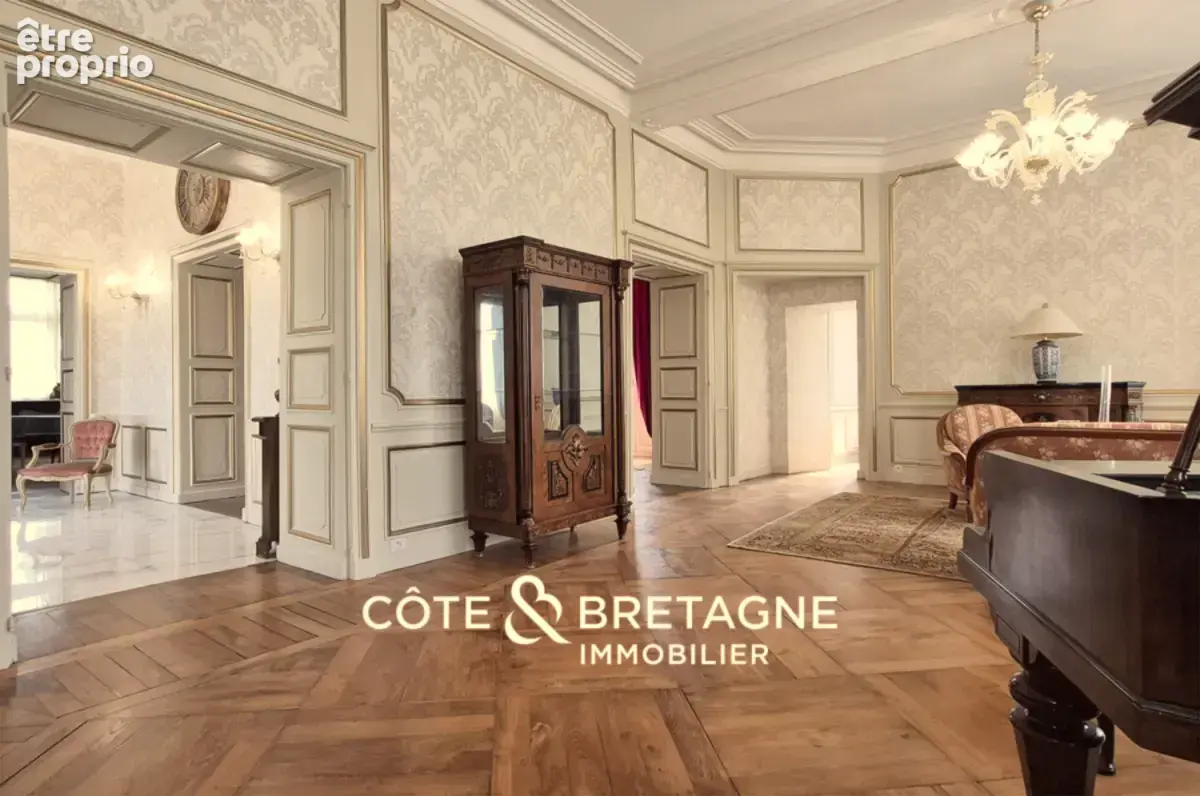 Élégant château XIXe avec parc arboré de 1,2 ha   45 min de Rennes  Réf : 2025129 - photo 4