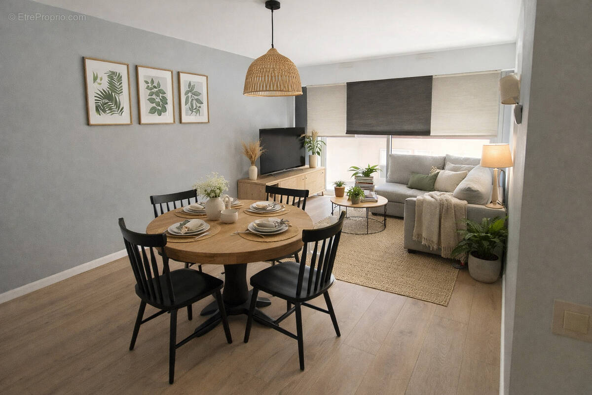 Espace moderne et lumineux avec plantes - Appartement à BIARRITZ