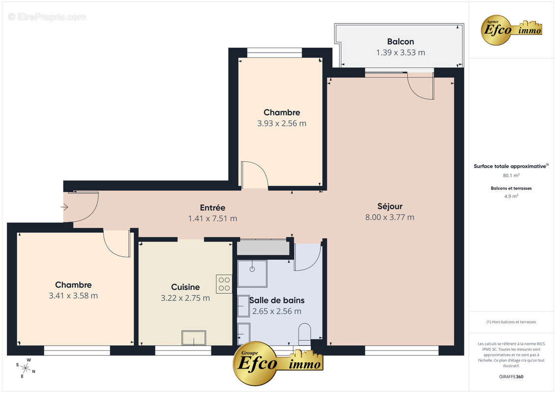 Appartement à SAINT-LOUIS