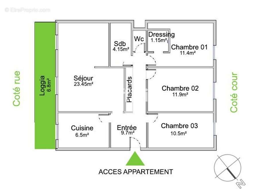 Appartement à SAVIGNY-SUR-ORGE