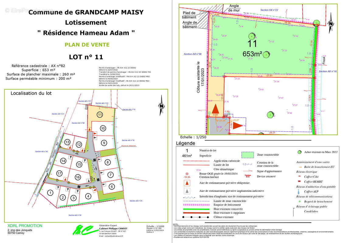 Terrain à GRANDCAMP-MAISY
