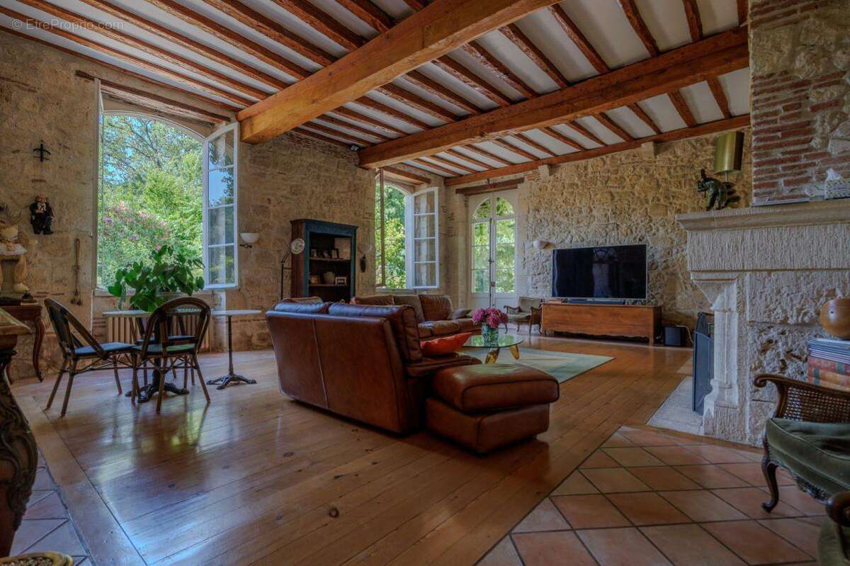Château entièrement restauré sur 5 hectares de terrain (dont 2 hectares de bois et 3 sources d'eau) - photo 4