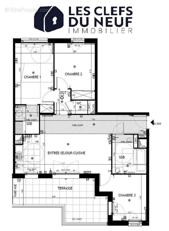 Appartement à SAINT-CLOUD