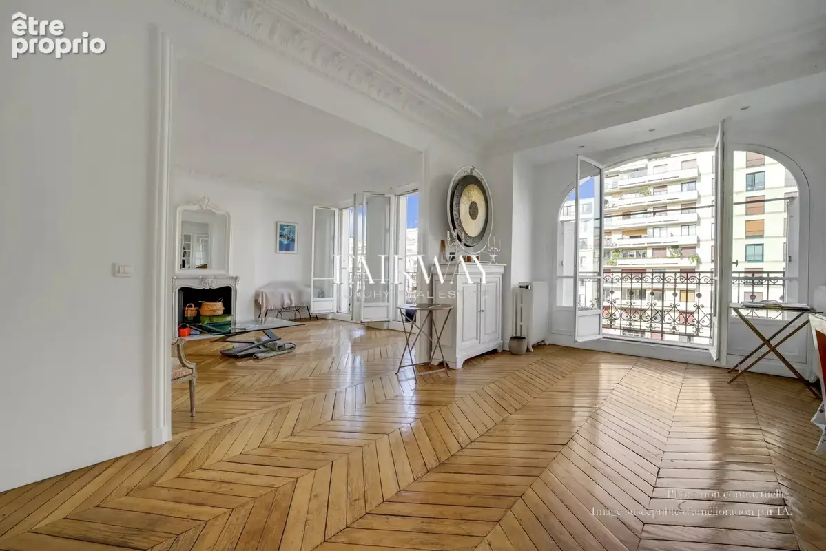 Appartement familial  174 m² - étage élevé avec balcon 4 chambres Paris 16ème - Flandrin - photo 8