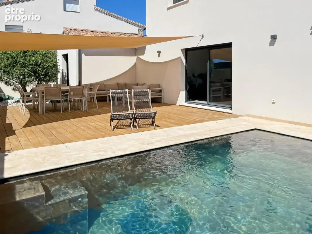 Vente maison récente à Marseillan avec superbe terrasse et piscine - photo 25
