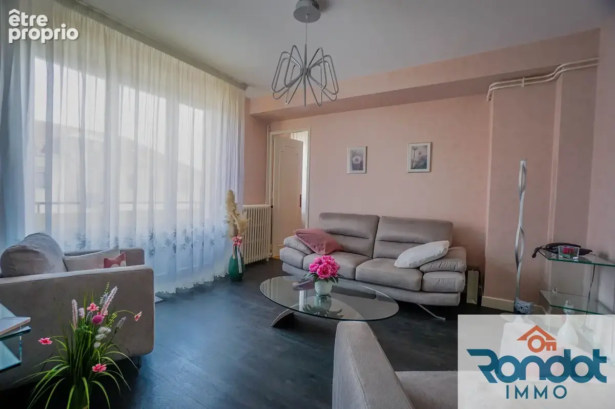 Appartement 3 pieces/2 chambres/60 m2/balcon - photo 2