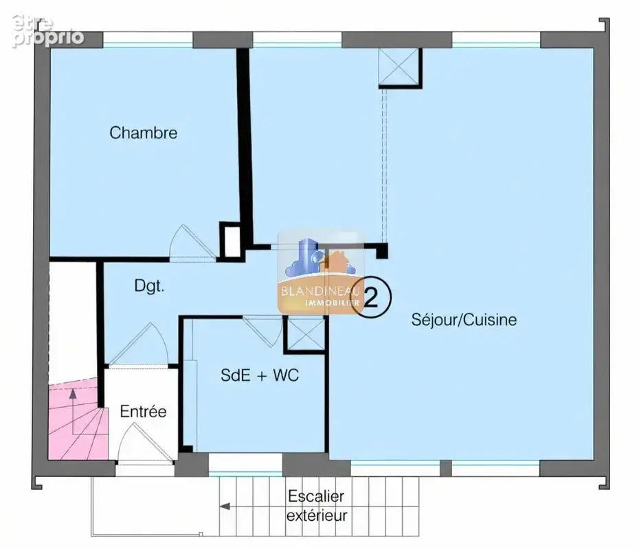 Rezé grand t2 de 44,40 m² -  climatisation - rénové en 2026 - jardin privatif - photo 17