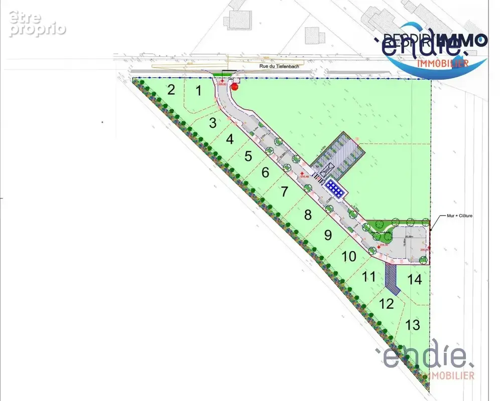 Terrain 346 m² · à Colmar · 153 000 €