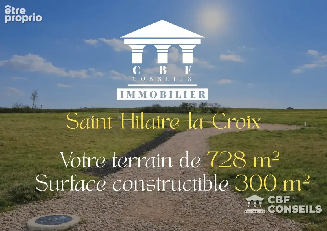 Terrain à SAINT-HILAIRE-LA-CROIX