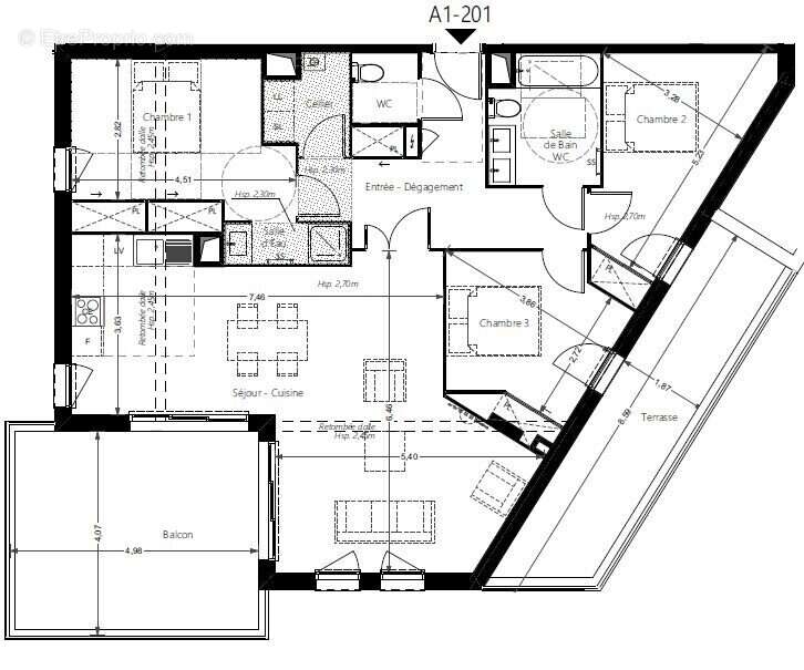 Appartement à PESSAC