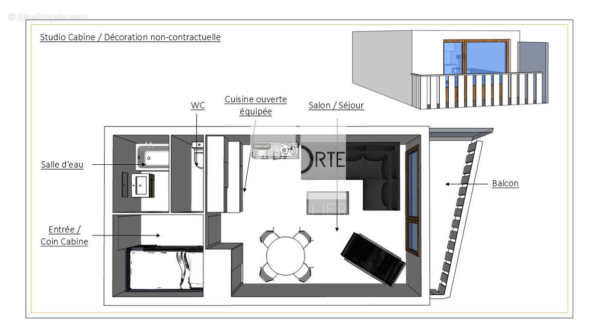 Appartement à SAINT-JEAN-DE-SIXT