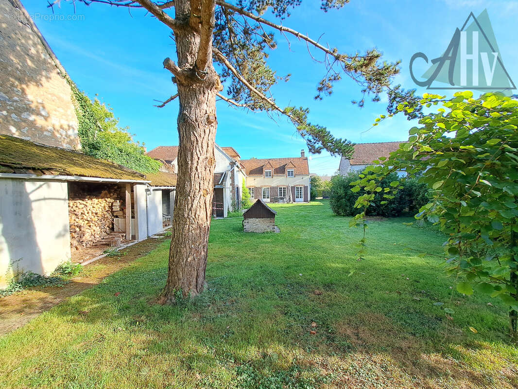Proche VILLENEUVE L'ARCHEVEQUE - Longère rénovée de 160 m2 avec 4 chambres, dépendances et jardi - photo 18