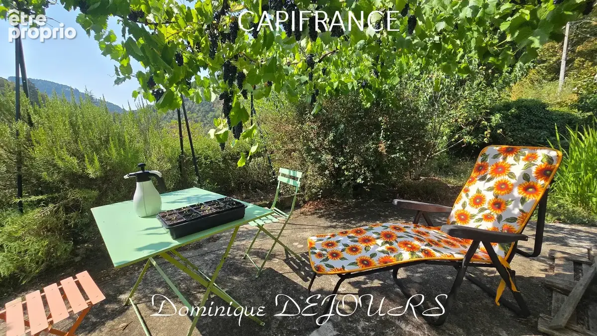 Ardèche, St Sauveur de Montagut, dans la vallée de l'Eyrieux maison en pierres et une annexe pour atelier ou projet studio indép - photo 2