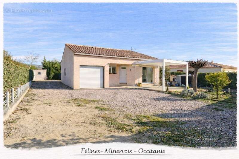 Villa de plain-pied lumineuse avec jardin piscinable et garage – Félines-Minervois - photo 3